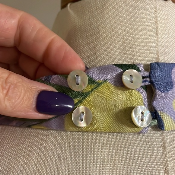 NWT TOMMY BAHAMAS women’s TROPICAL FLORAL SILK Halter Dress zip open back 16 - Picture 8 of 16